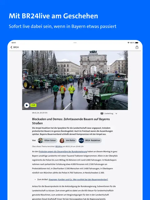 BR24 App auf iPhone – aktuelle bayerische Nachrichten jederzeit verfügbar